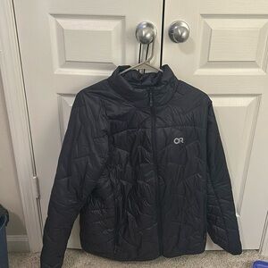 Outdoor Research Down Jacket Navy NWOT. Only worn twice